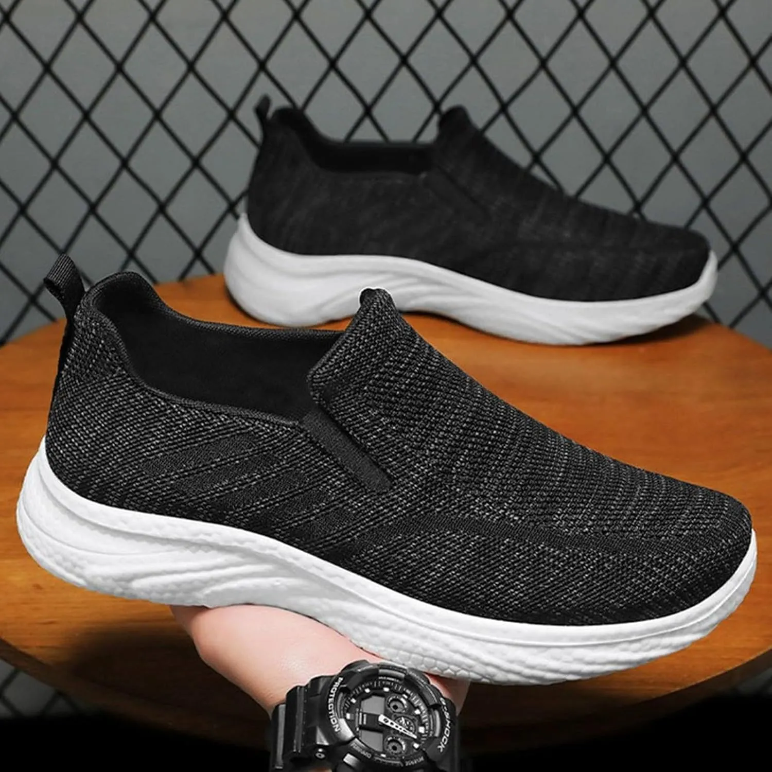 Men's Spring All Flat Soled Comfortable Lazy Slip On Couple Casual Shoes Casuals for Men