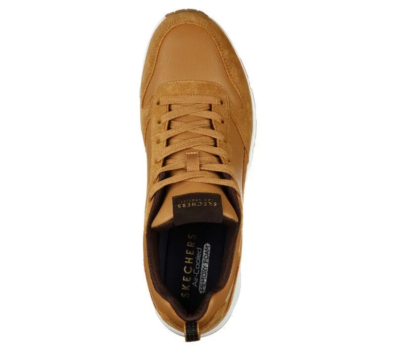 Men's Wide Fit Skechers 52468 Uno Stacre Relaxed Fit Trainers
