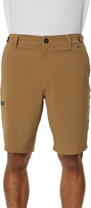 O'NEILL Men's 20 Inch TRVLR Cargo Hybrid Shorts - Water Resistant Mens Shorts with Elastic Waist and Quick Dry Stretch Fabric