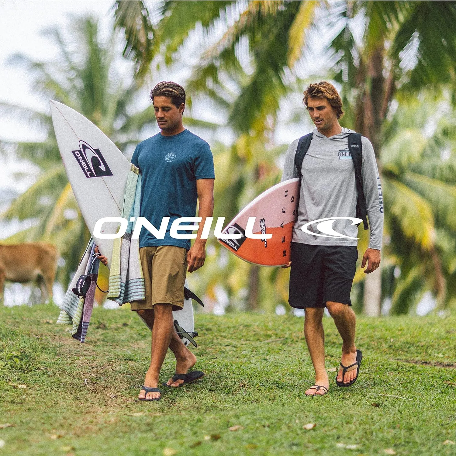 O'NEILL Men's 20 Inch TRVLR Cargo Hybrid Shorts - Water Resistant Mens Shorts with Elastic Waist and Quick Dry Stretch Fabric