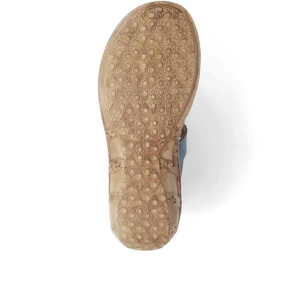 Open-Toe Leather Sandals  - HAK39015 / 325 525
