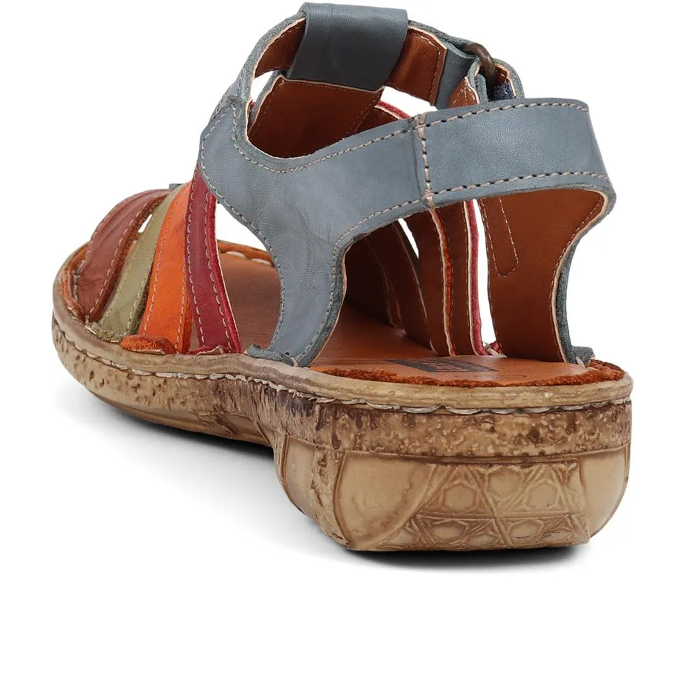 Open-Toe Leather Sandals  - HAK39015 / 325 525