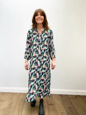 PPL Zion Dress in Tropical 02 Multi on Black