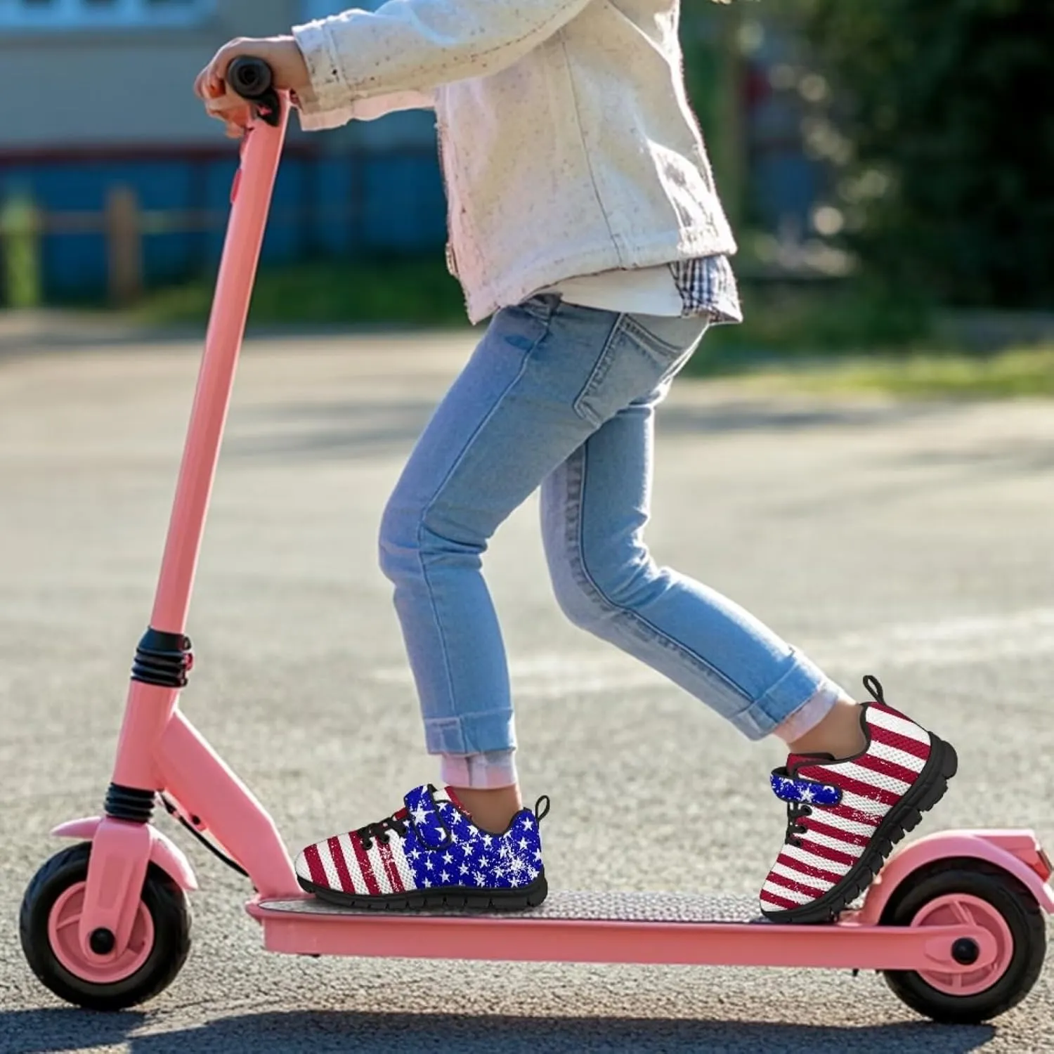 Print Shoes for Kids Boys Cute Shoes for Running Walking Slip On Shoes