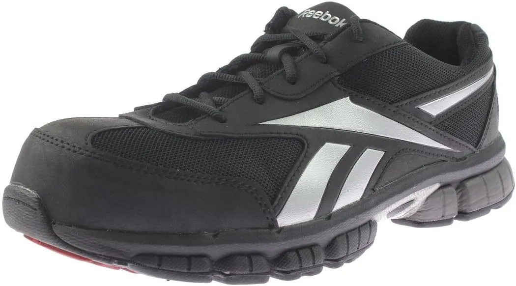 Reebok Work Men's RB4895 Ketia Work Safety Composite Toe Performance CROS Trainers Black and Silver
