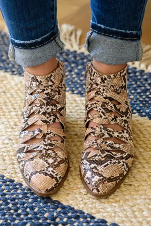 Sadie Ankle Boots In Snakeskin Sadie Ankle Boots In Snakeskin