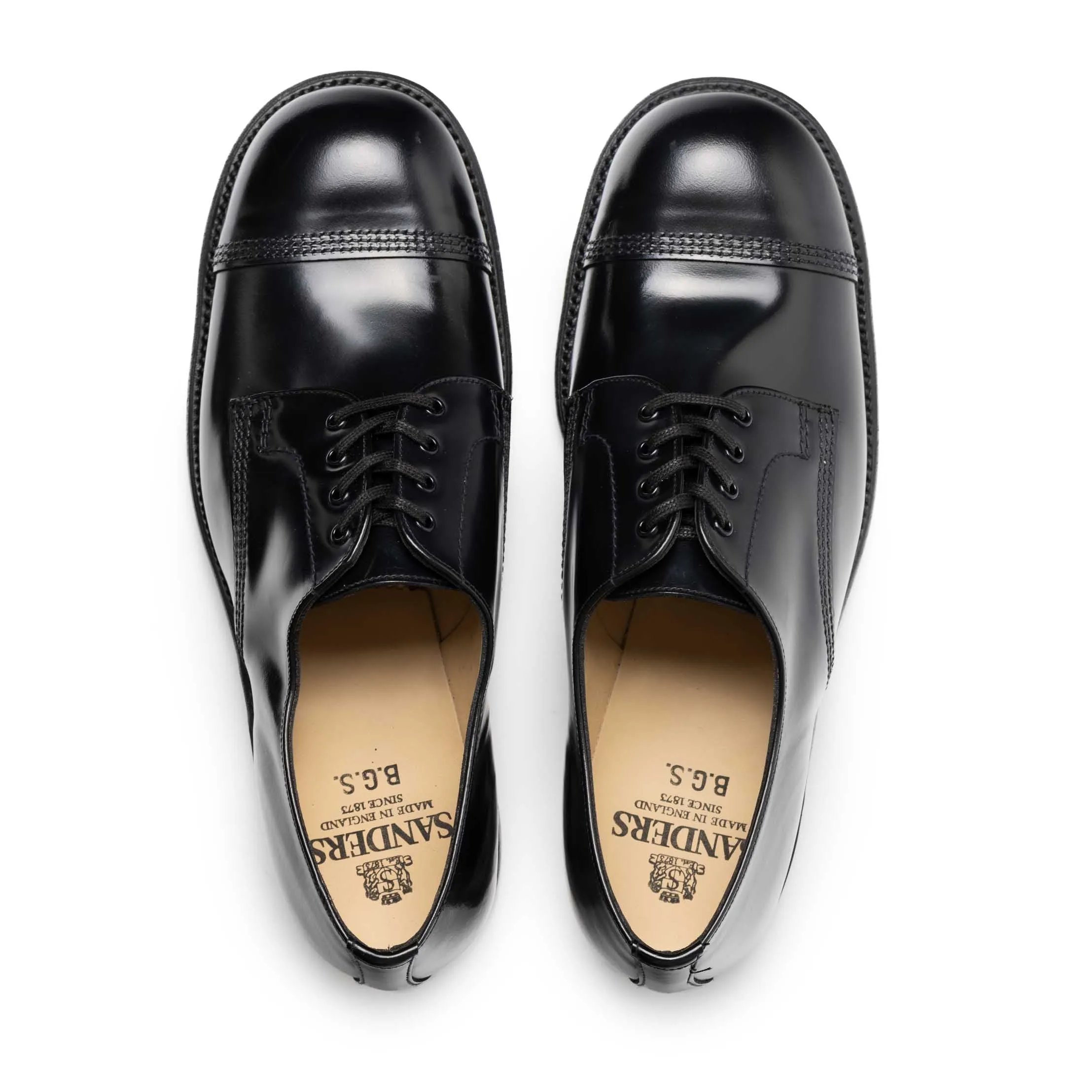 Sanders Japan BGS Derby Shoe Black 2545B