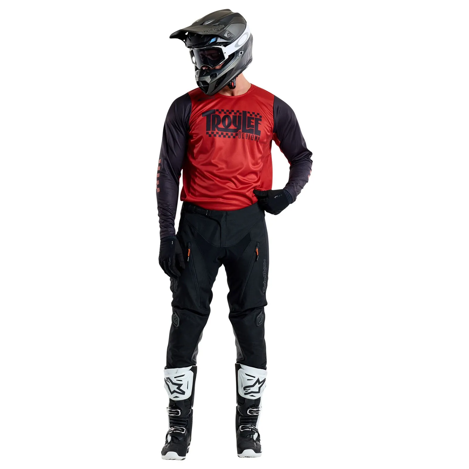 Scout GP Jersey Big Lee Black / Burnt Orange