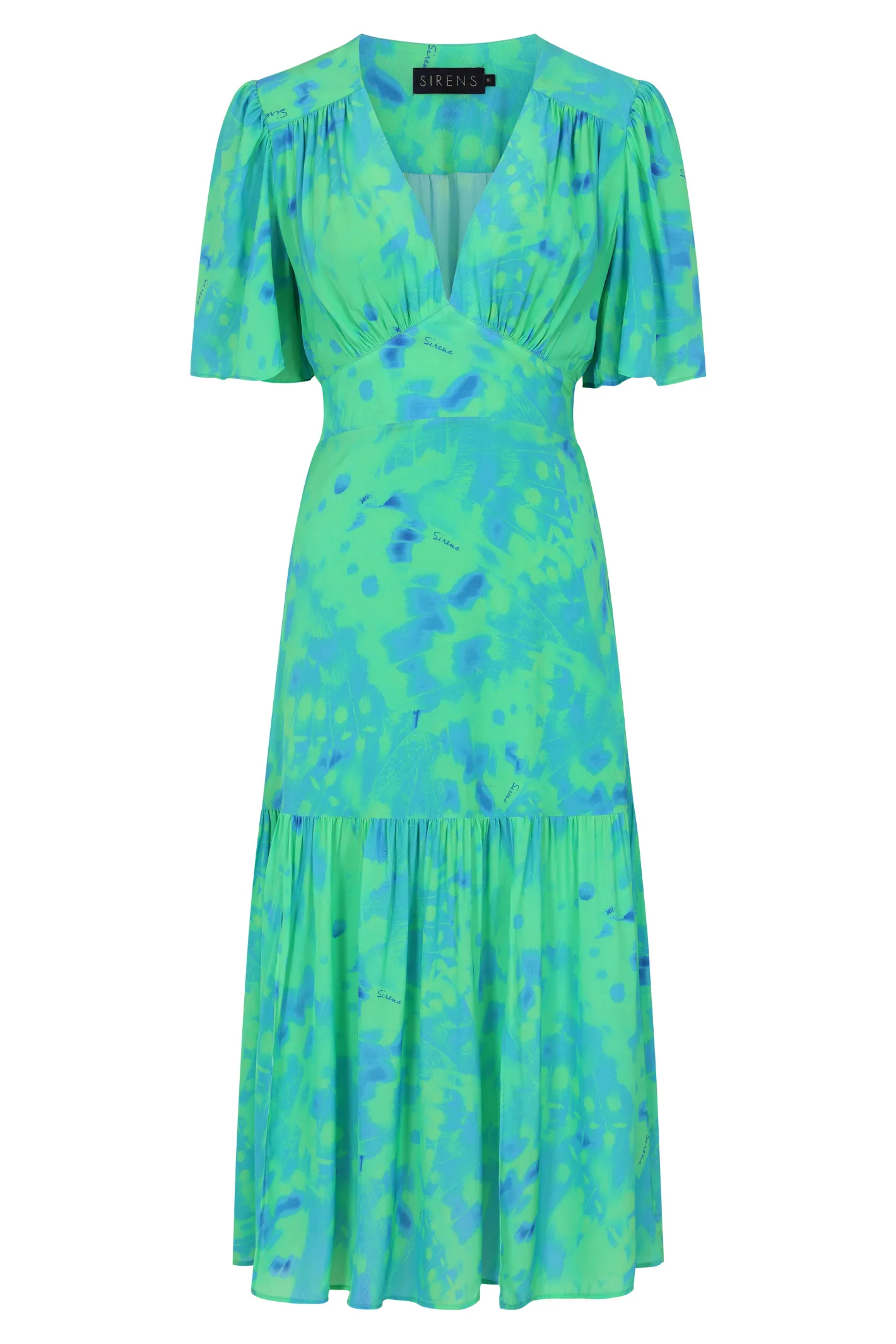 Sirens London Imelda Green Butterfly Dress