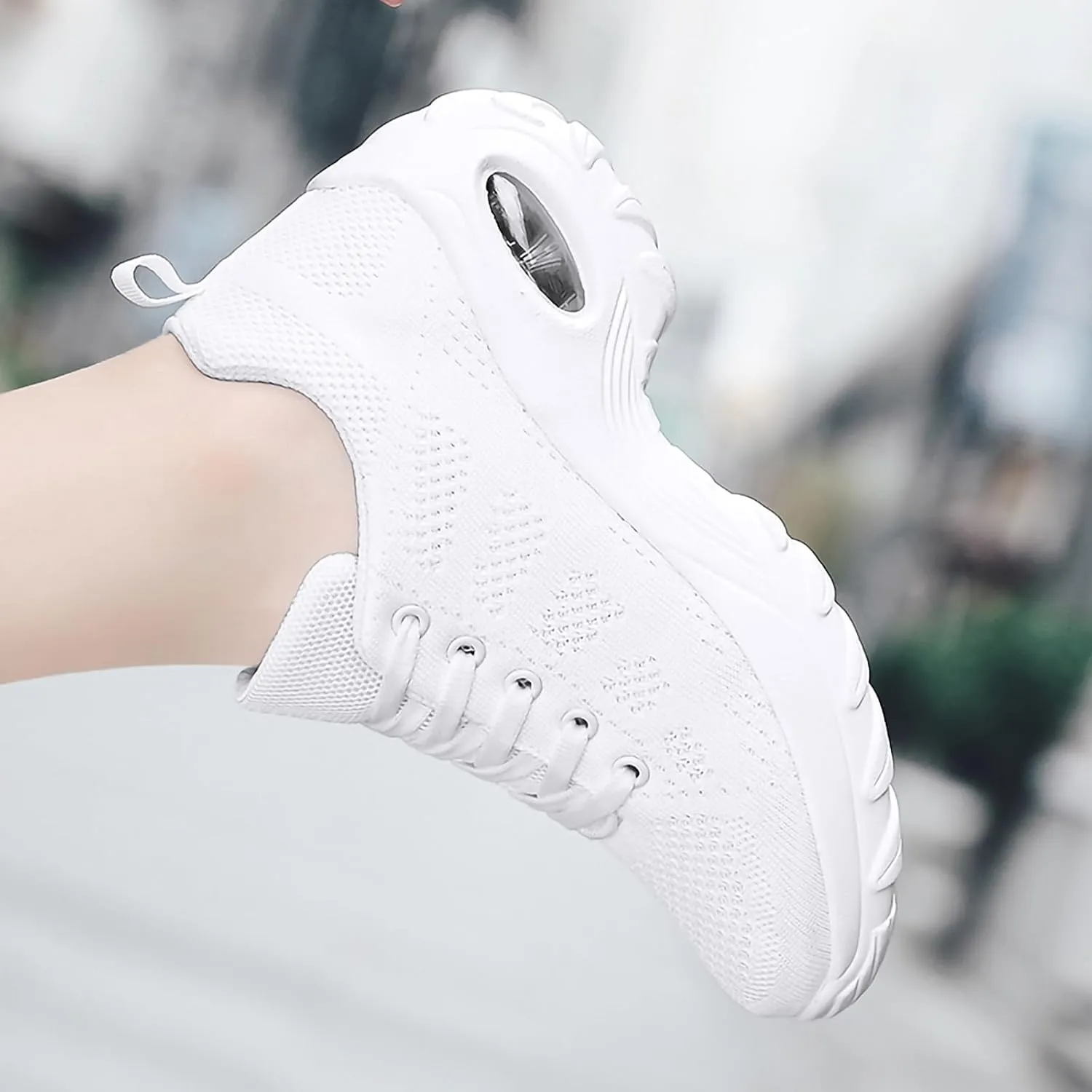 SWDZM Women's Dance Shoes,Breathable Fashion Sneakers,Split-Sole Dance Jazz Shoes,Mesh Outdoor Shoes 729