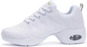 SWDZM Women's Dance Shoes,Breathable Fashion Sneakers,Split-Sole Dance Jazz Shoes,Mesh Outdoor Shoes J706 876