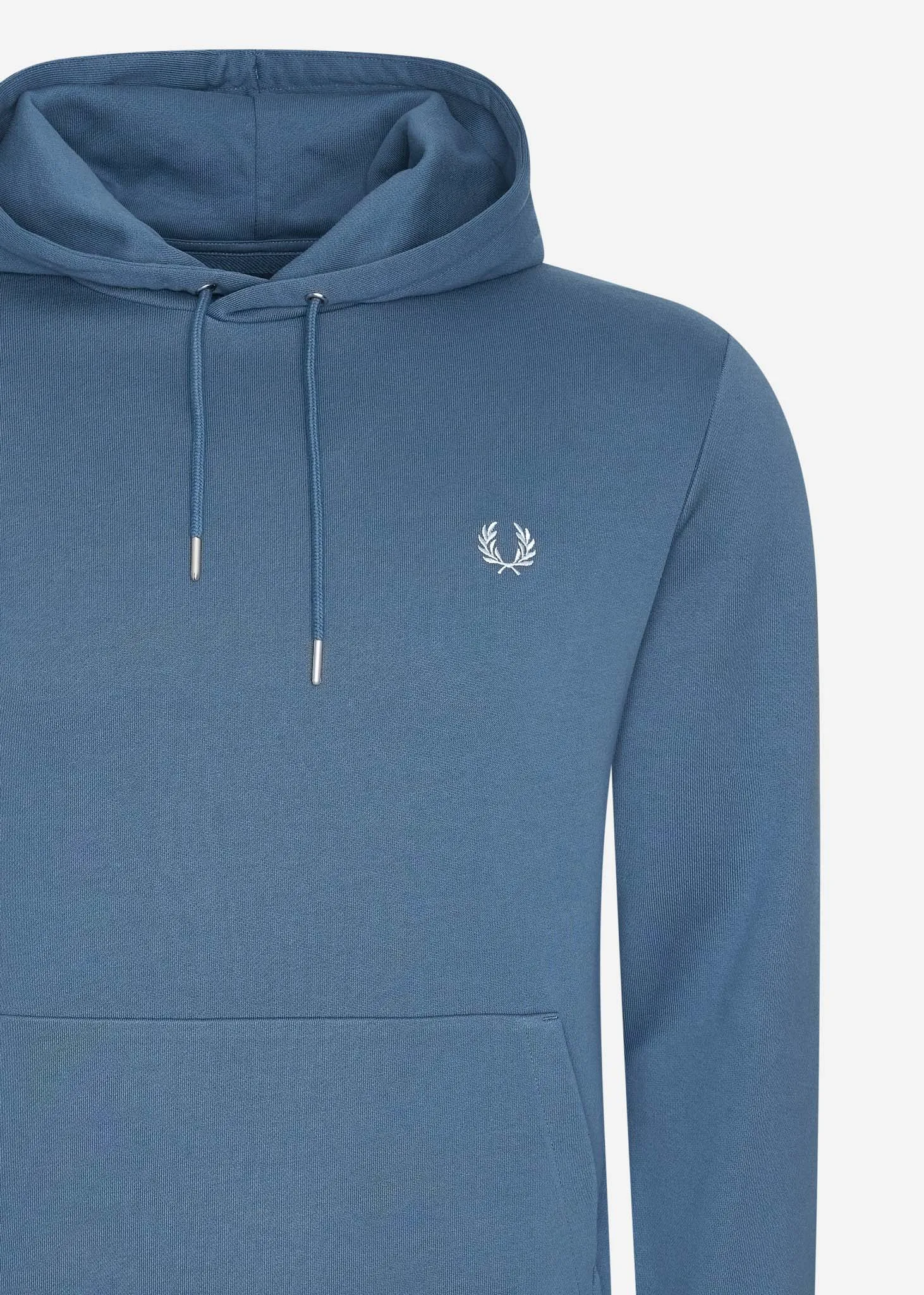 Tipped hooded sweatshirt - midnight blue light ice