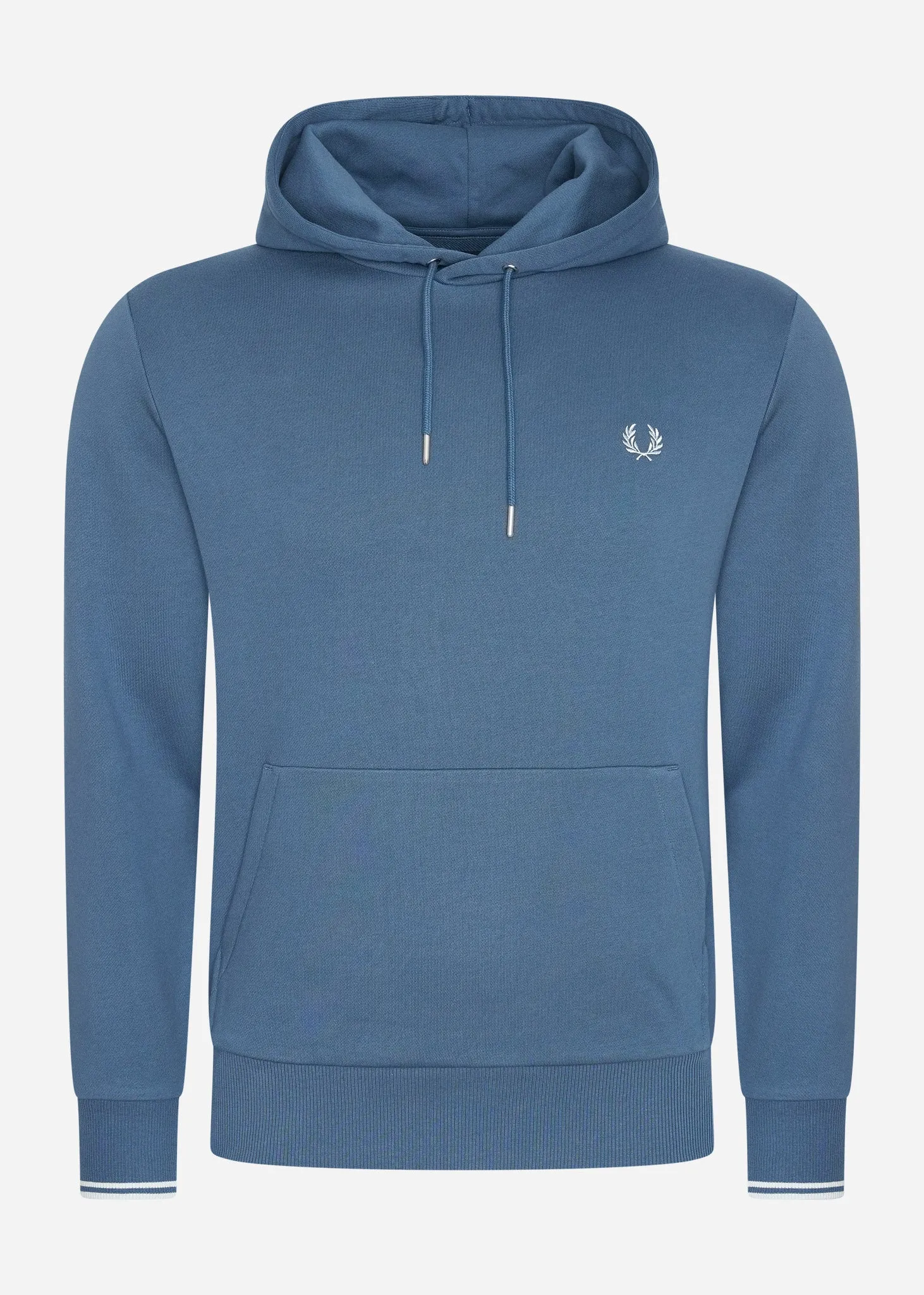 Tipped hooded sweatshirt - midnight blue light ice