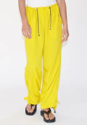 TRACE YELLOW PARACHUTE TROUSERS