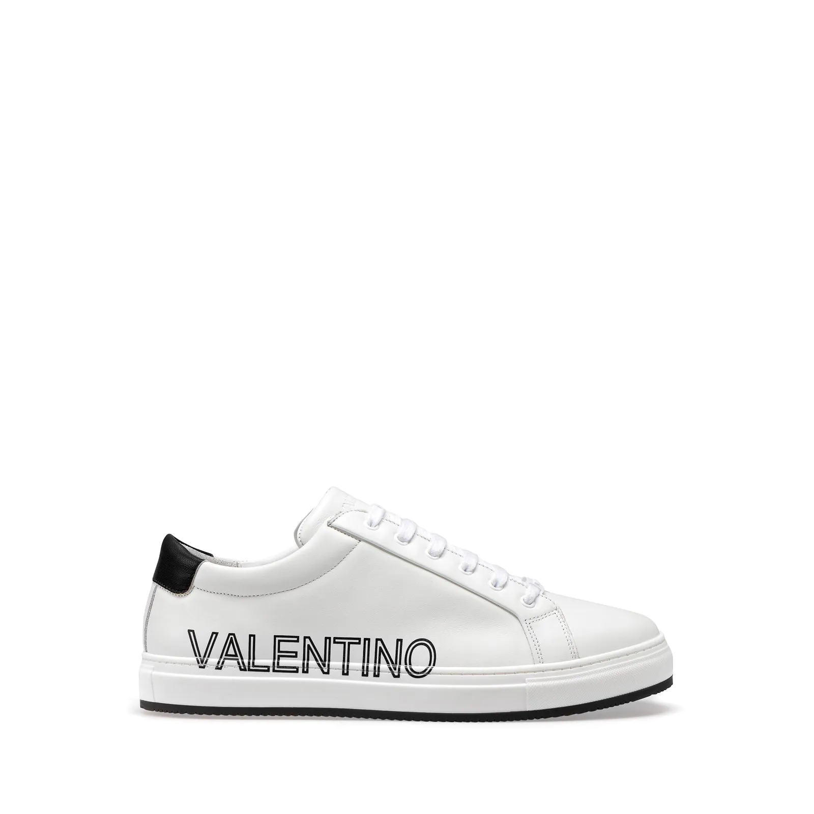 VALENTINO Sneakers Lace-Up with black maxi-logo