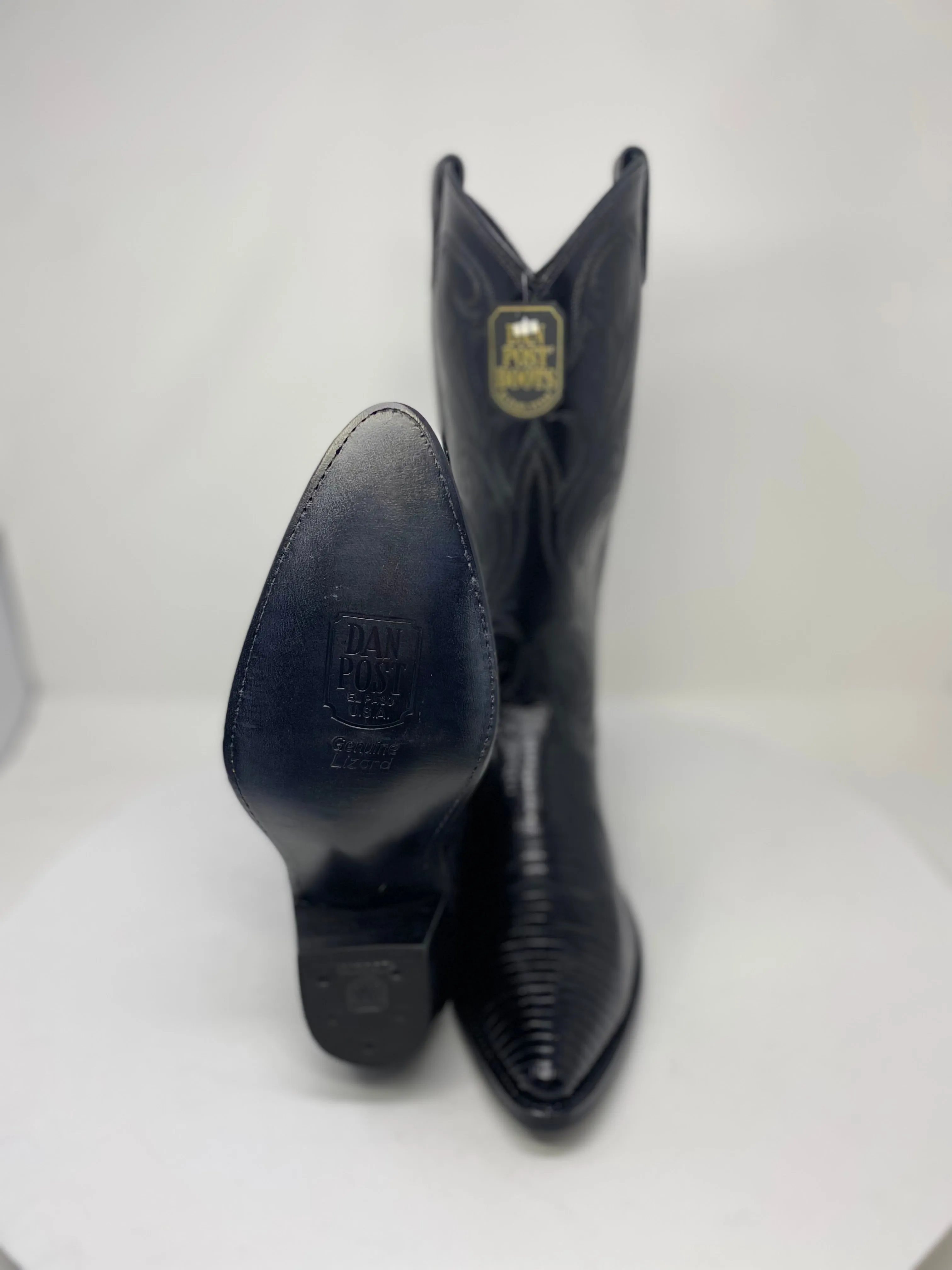 Vintage Dan Post WOMENS Teju Lizzard BootsDP0450J