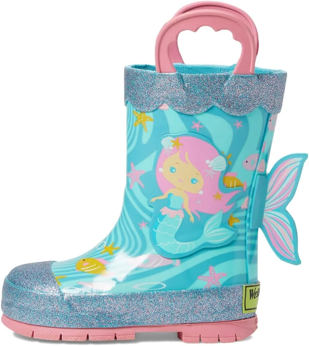 Western Chief Girl's Molly Mermaid Rain Boot