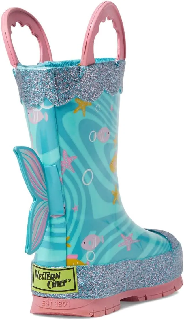 Western Chief Girl's Molly Mermaid Rain Boot