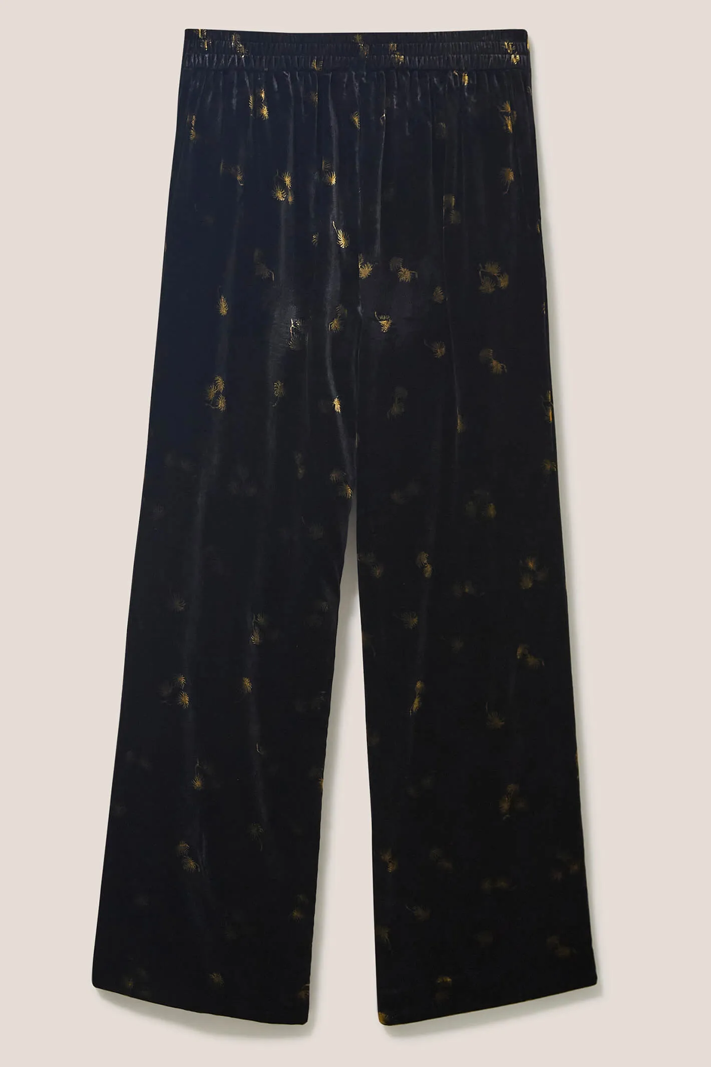 White Stuff 437409 Belle Grey Multi Velvet Trouser