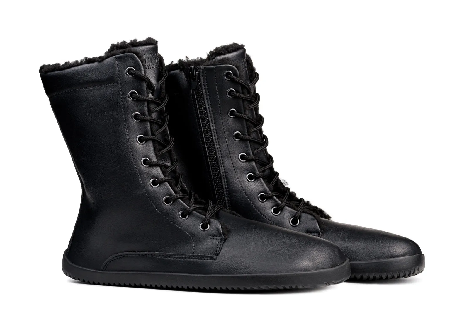 Women’s Jaya Winter Comfort Zip-up Boots – All Black