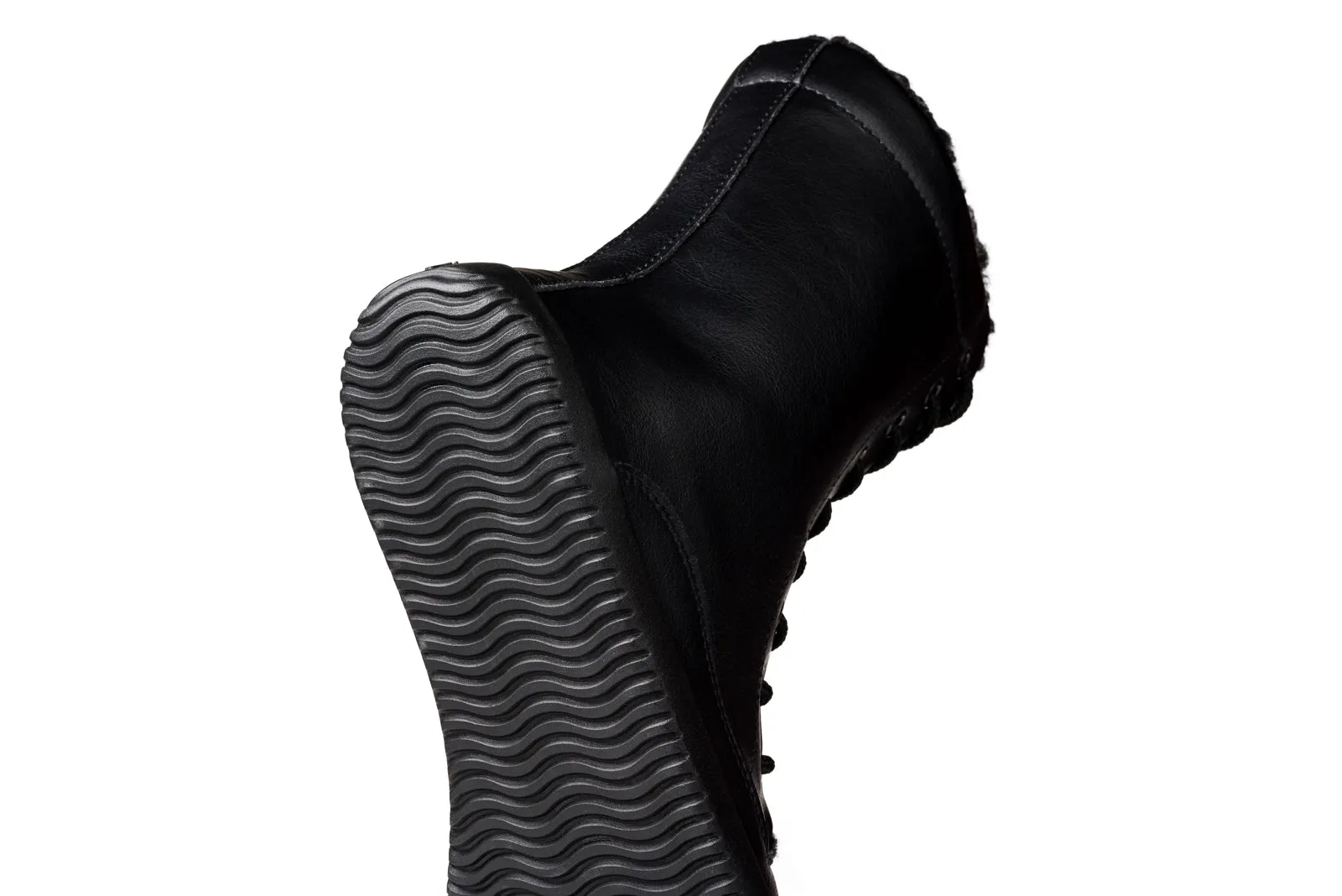 Women’s Jaya Winter Comfort Zip-up Boots – All Black