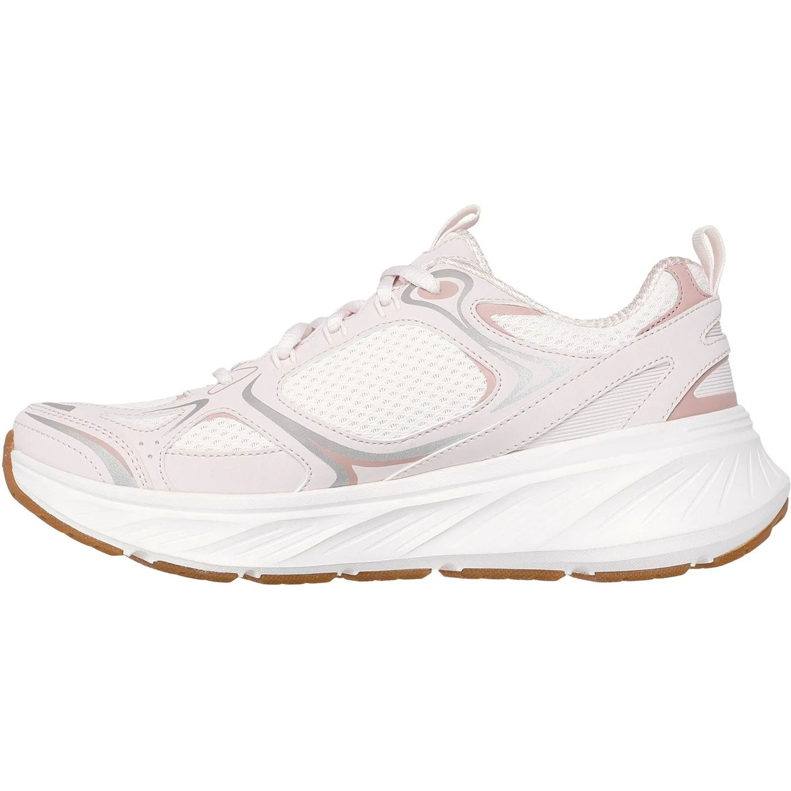 Women's Relaxed Fit Skechers 150475 Edgeride Silver Eclipse Trainers